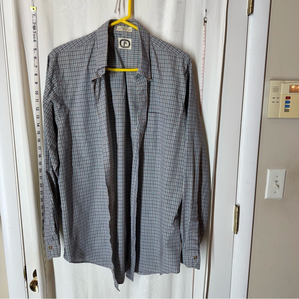 Vintage Bert Pulitzer Men's Plaid Shirt